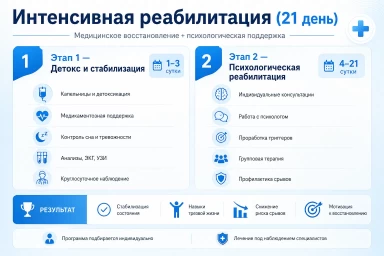 Реабилитация за 21 день в Апрелевке